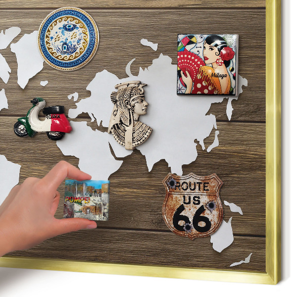 Houten kaart