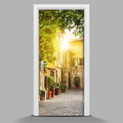 Deur sticker Een prachtige straat
