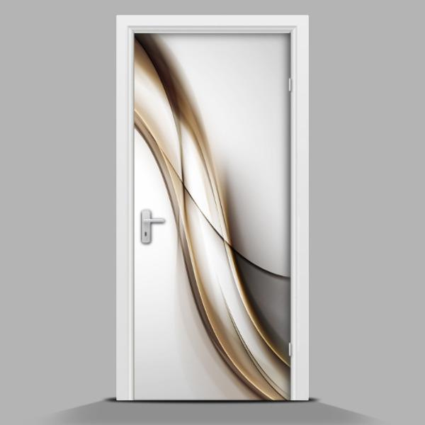 Zelfklevende deur sticker Abstractie