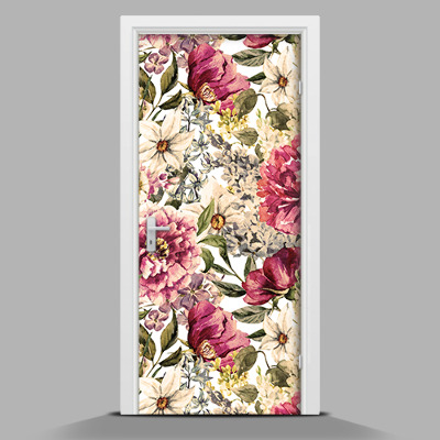 Deursticker Net als in een tuin