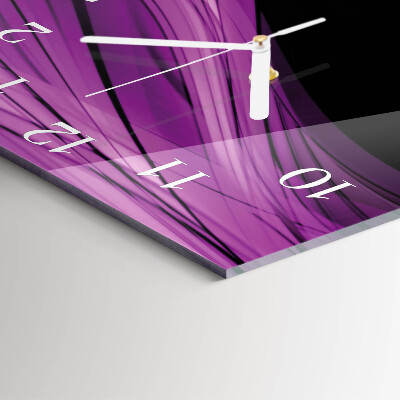 Vierkante glazen klok Abstractie