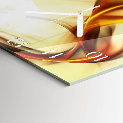 Vierkante glazen klok Abstractie