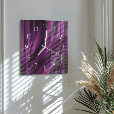 Vierkante glazen klok Abstractie