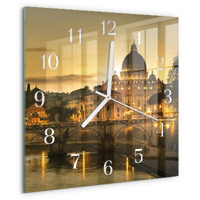 Vierkante glazen klok Basiliek