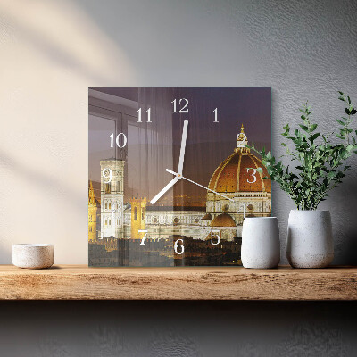 Vierkante glazen klok Basiliek