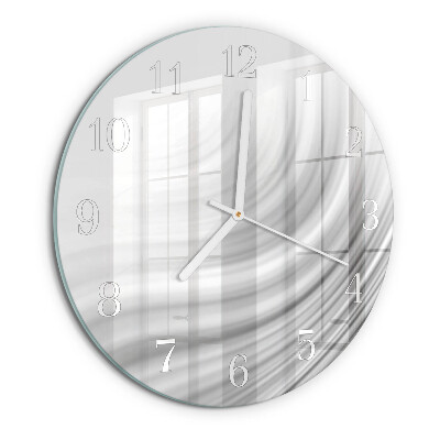 Ronde glazen klok Abstractie