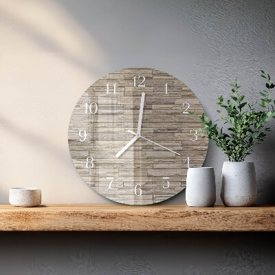 Ronde glazen klok Muur