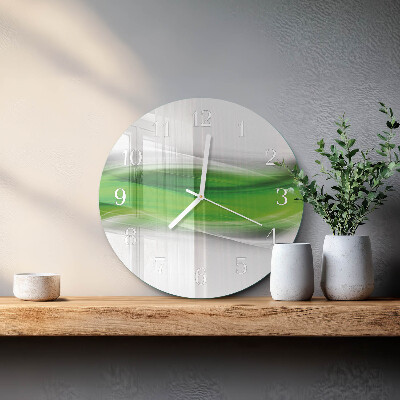 Ronde glazen klok Abstractie