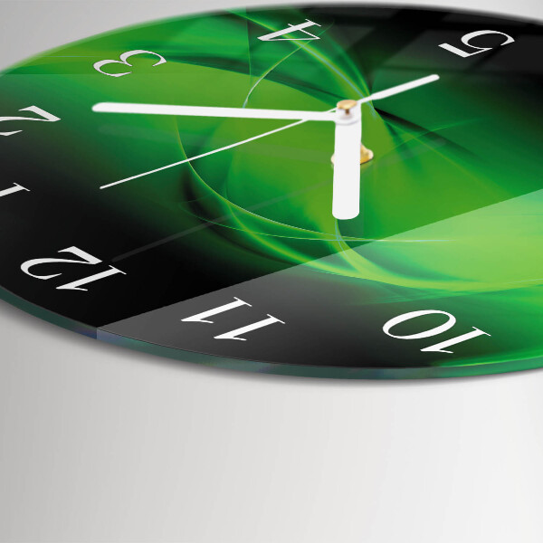 Ronde glazen klok Abstractie