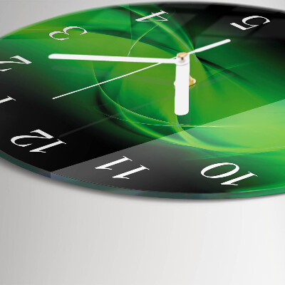 Ronde glazen klok Abstractie