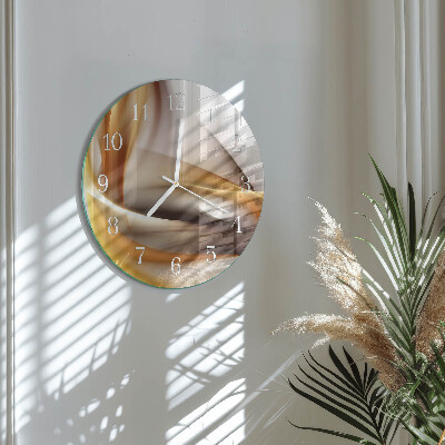 Ronde glazen klok Abstractie