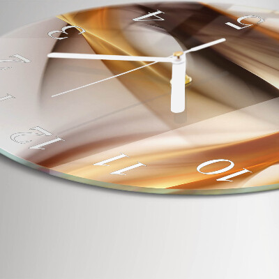 Ronde glazen klok Abstractie