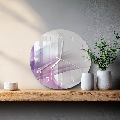 Ronde glazen klok Abstractie