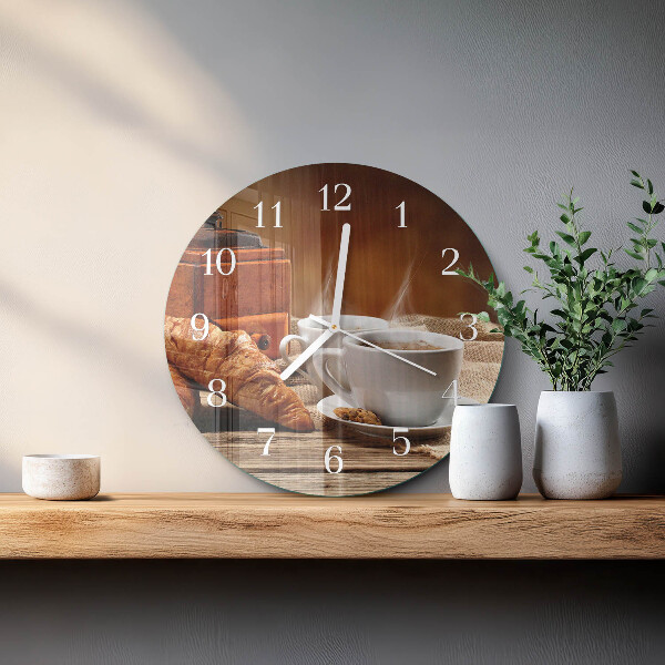 Ronde glazen klok Koffiemolen