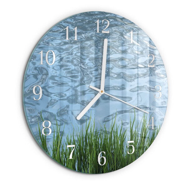 Ronde glazen klok Graswater