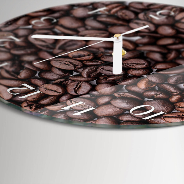 Ronde glazen klok Koffiebonen