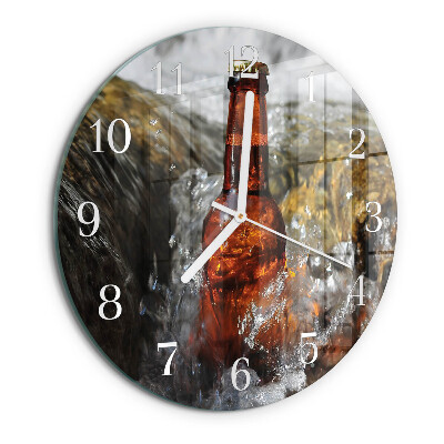 Ronde glazen klok Bier
