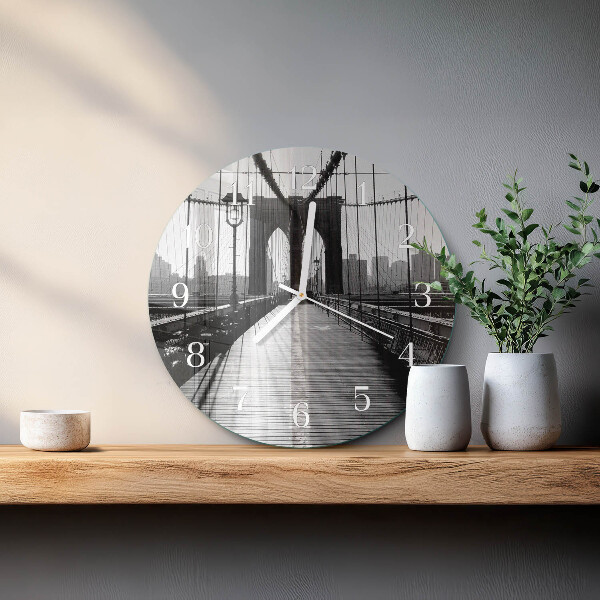 Ronde glazen klok Brug