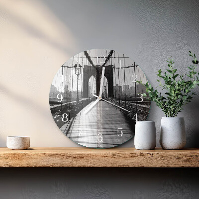 Ronde glazen klok Brug