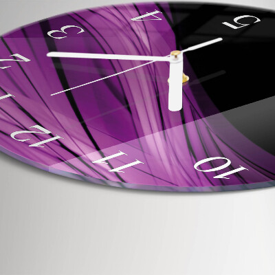 Ronde glazen klok Abstractie