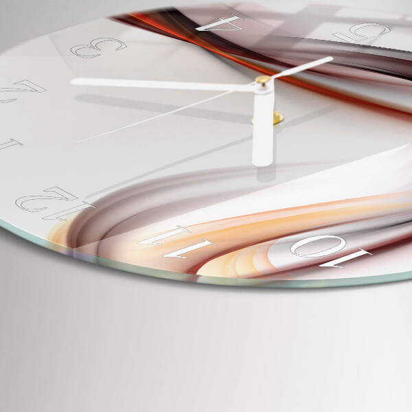 Ronde glazen klok Abstractie
