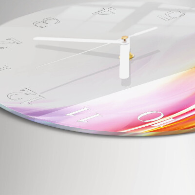 Ronde glazen klok Abstractie