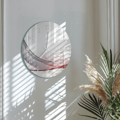 Ronde glazen klok Abstractie