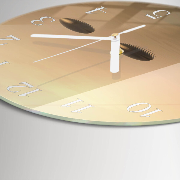 Ronde glazen klok Stenen Water