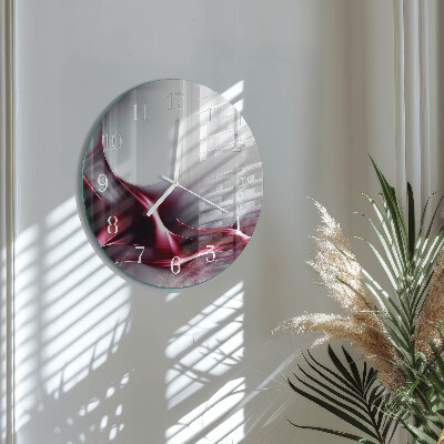 Ronde glazen klok Abstractie