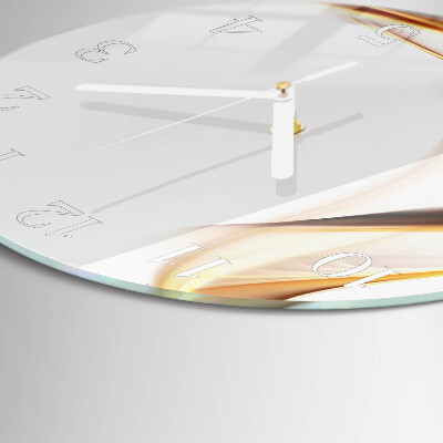 Ronde glazen klok Abstractie