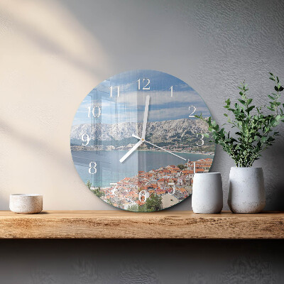 Ronde glazen klok Baai