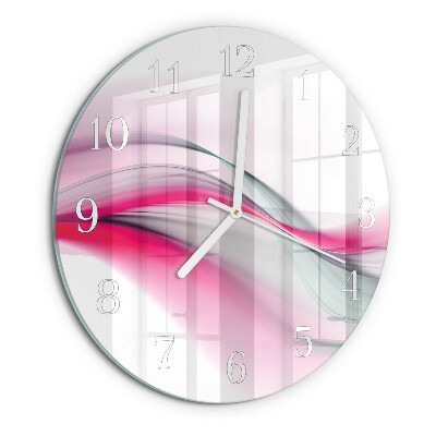 Ronde glazen klok Abstractie
