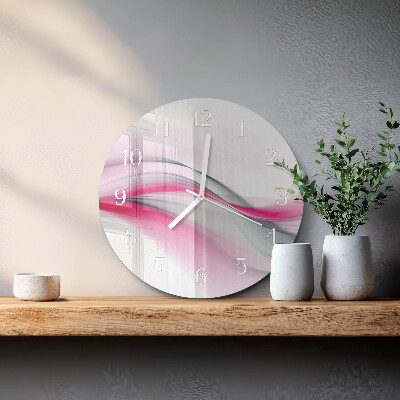 Ronde glazen klok Abstractie