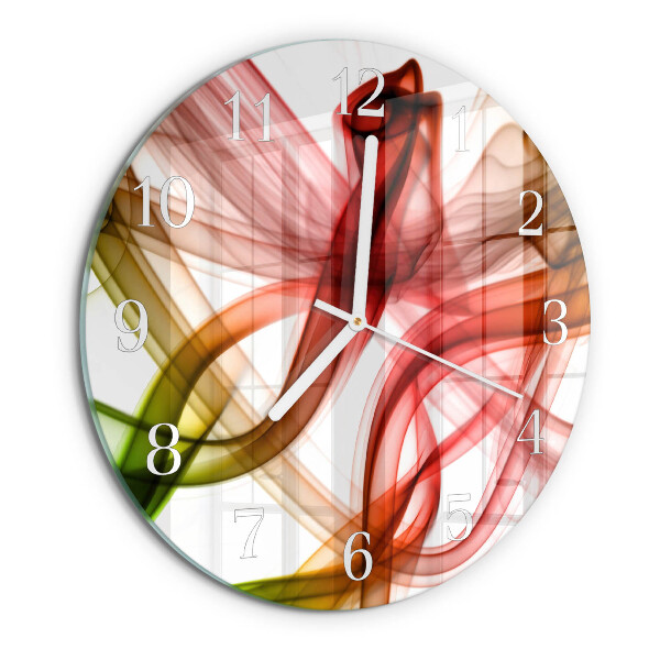 Ronde glazen klok Abstractie