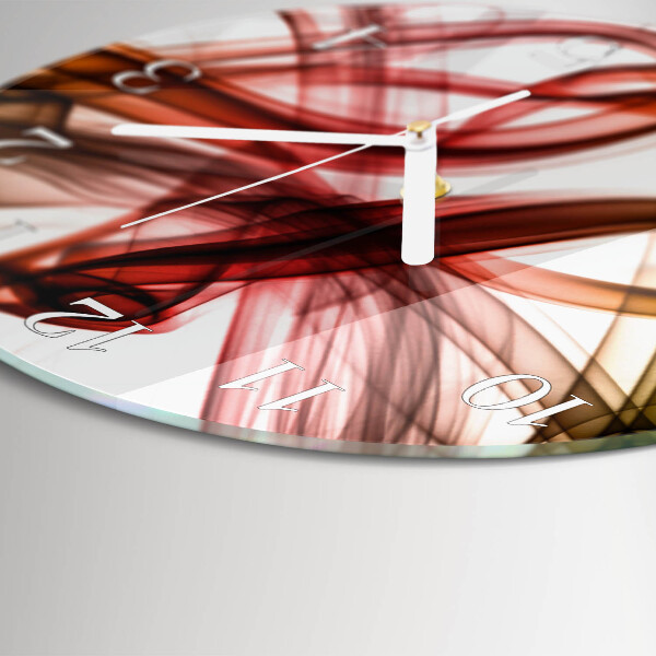 Ronde glazen klok Abstractie