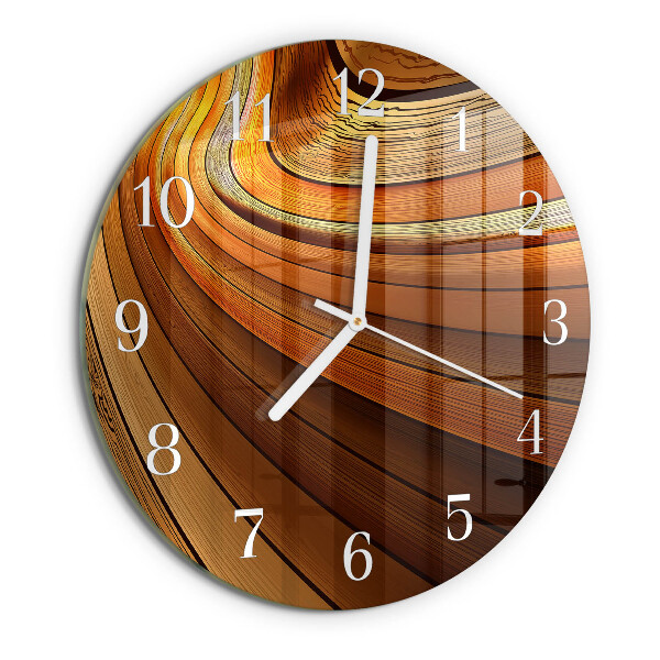 Ronde glazen klok Abstractie