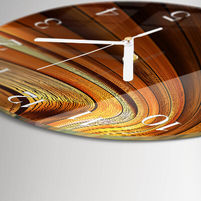 Ronde glazen klok Abstractie