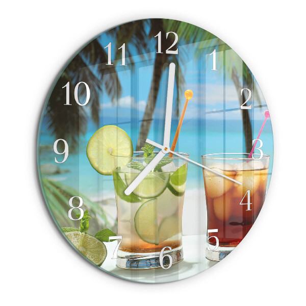 Ronde glazen klok Cocktail
