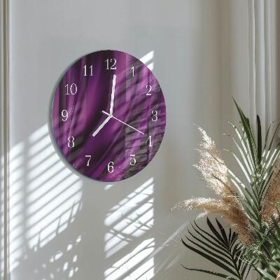 Ronde glazen klok Abstractie