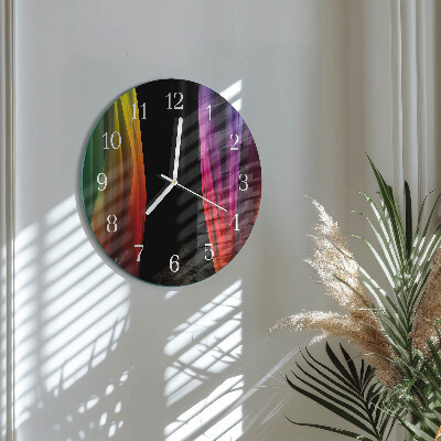 Ronde glazen klok Abstractie