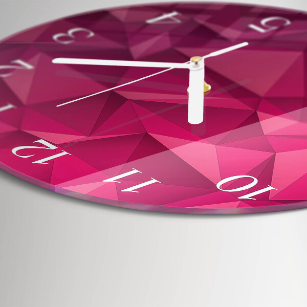 Ronde glazen klok Abstractie