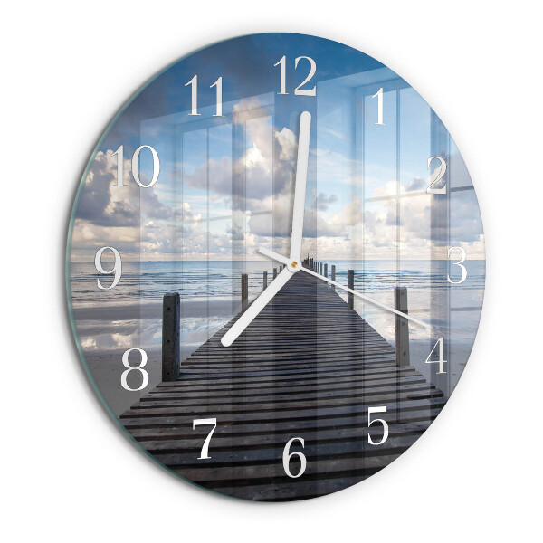 Ronde glazen klok Brug