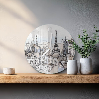 Ronde glazen klok Monumenten