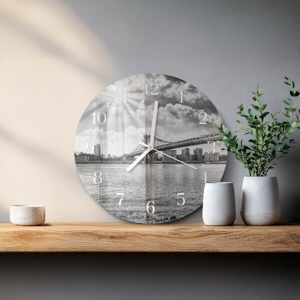 Ronde glazen klok Brug