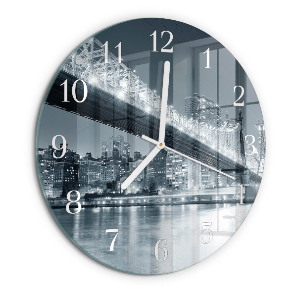 Ronde glazen klok Brug