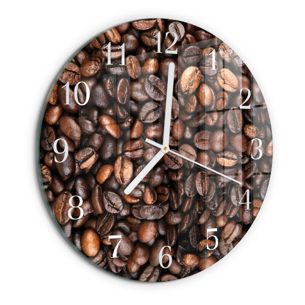 Ronde glazen klok Koffiebonen