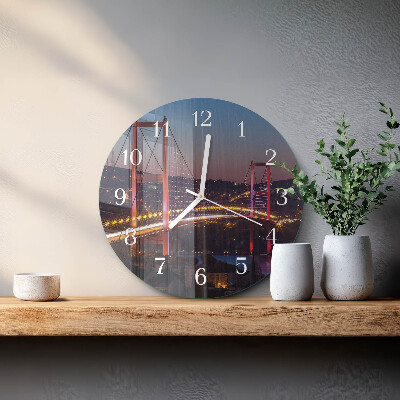 Ronde glazen klok Brug