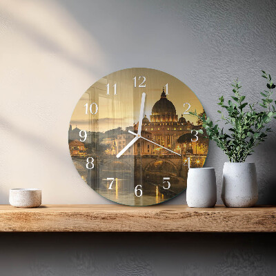 Ronde glazen klok Basiliek