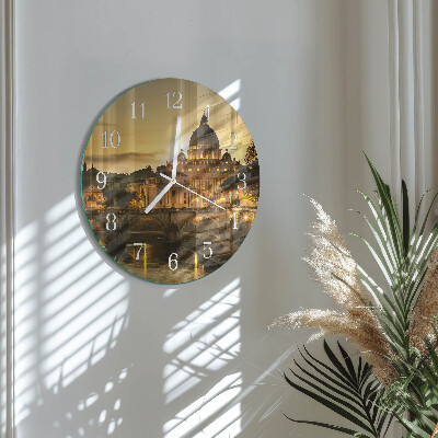 Ronde glazen klok Basiliek