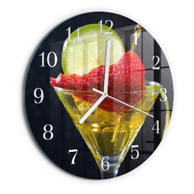 Ronde glazen klok Cocktail